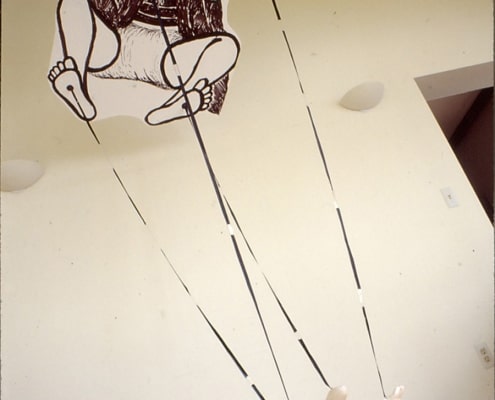 1-Ancestor 2, paper latex vinyl 220h 36w 48d