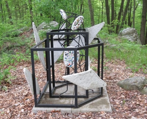 Tamatebako Steel, concrete,glass 38hx46wx32d (2018)