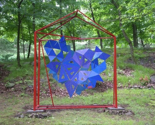17. Red House FC steel, aluminum 109hx92wx42d 2020b